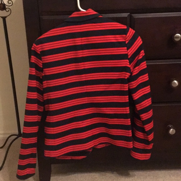 Gap Navy/Red stripe blazer - Picture 2 of 4